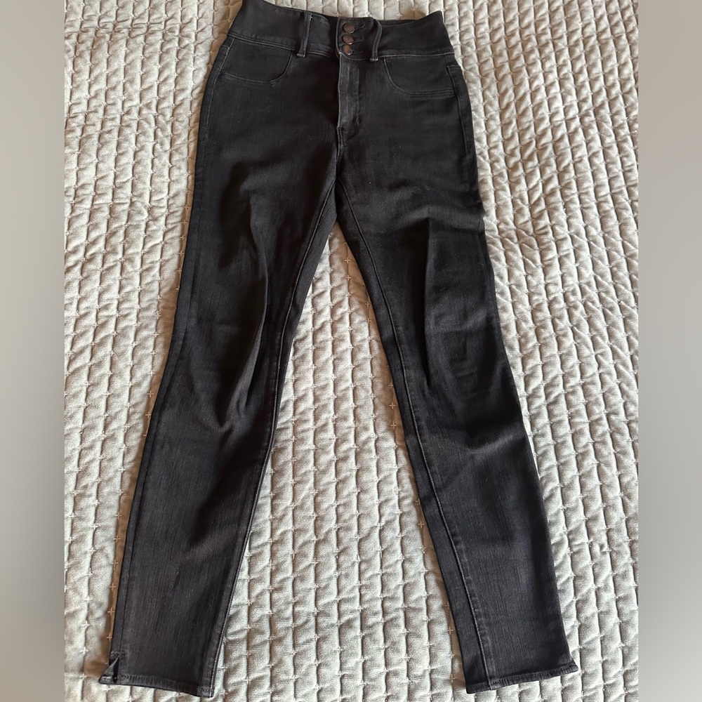 American Eagle Outfitters Black Skinny Jeans - 360 SUPER STRETCH